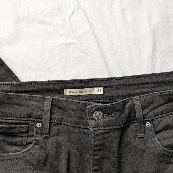Levi's 721 high rise skinny jeans - size 32 - Picture 2 of 4